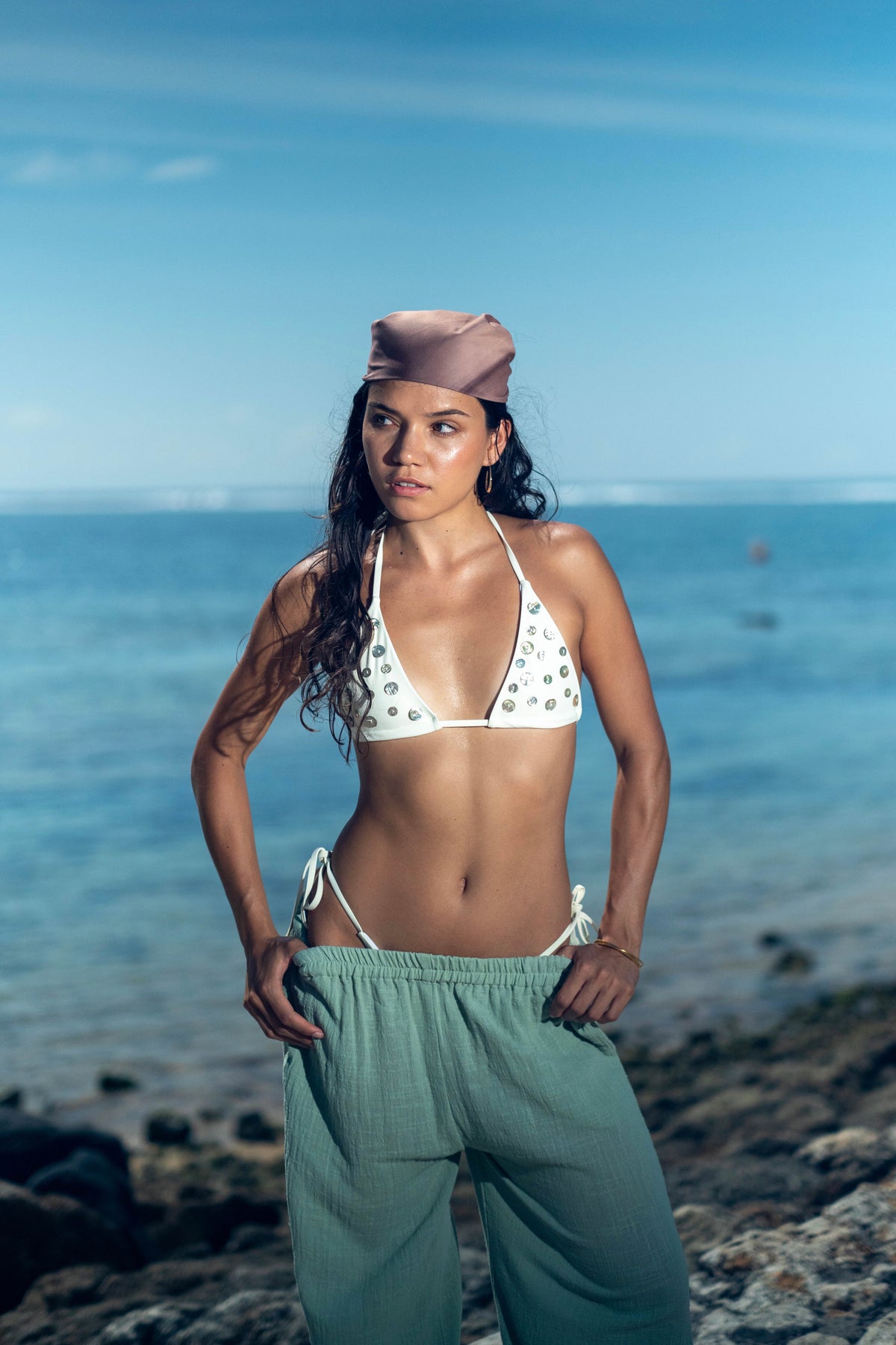Amed Bikini Set White