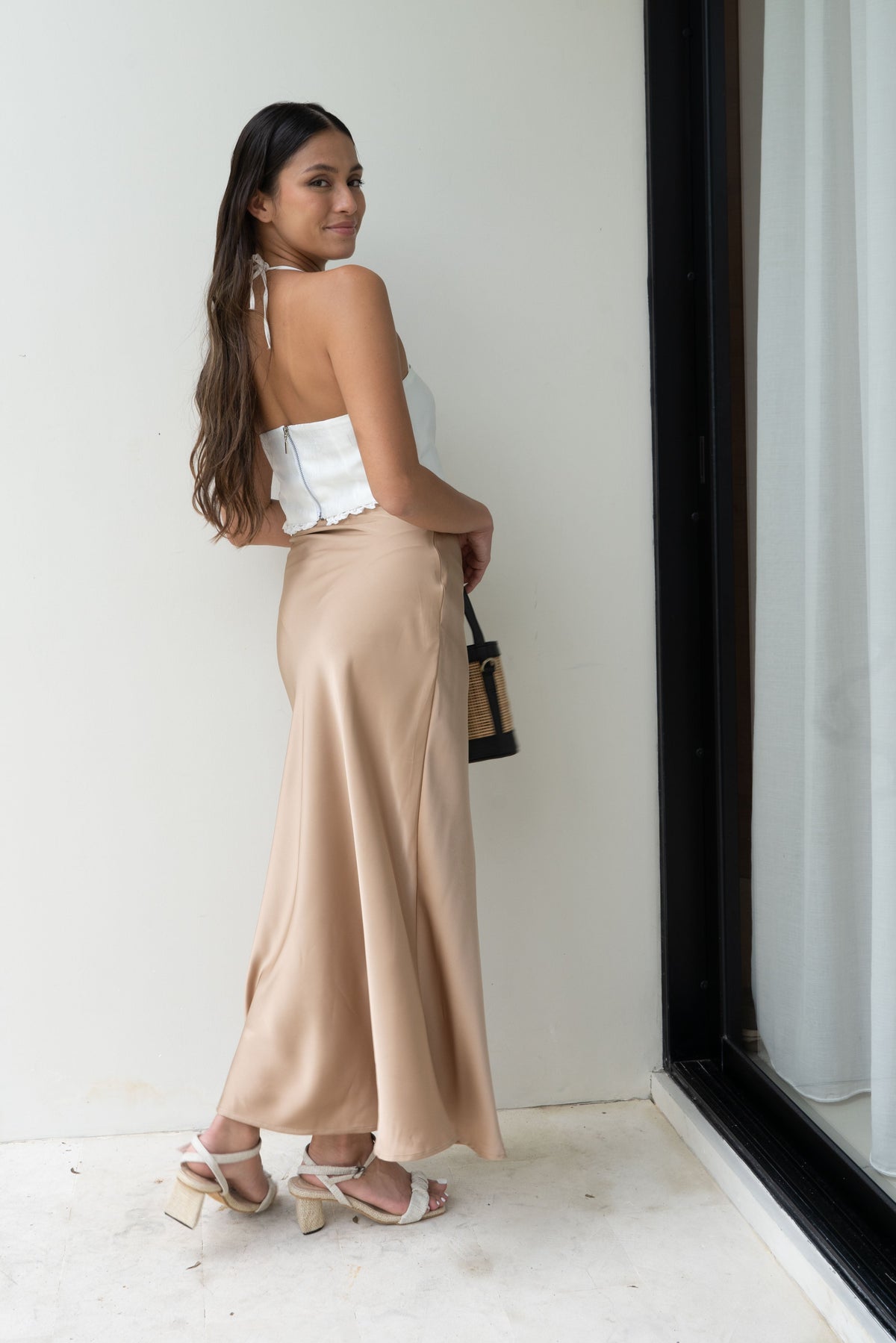 Roje Satin Skirt